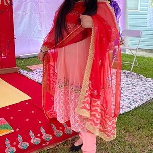 Punjabi anarkali suit